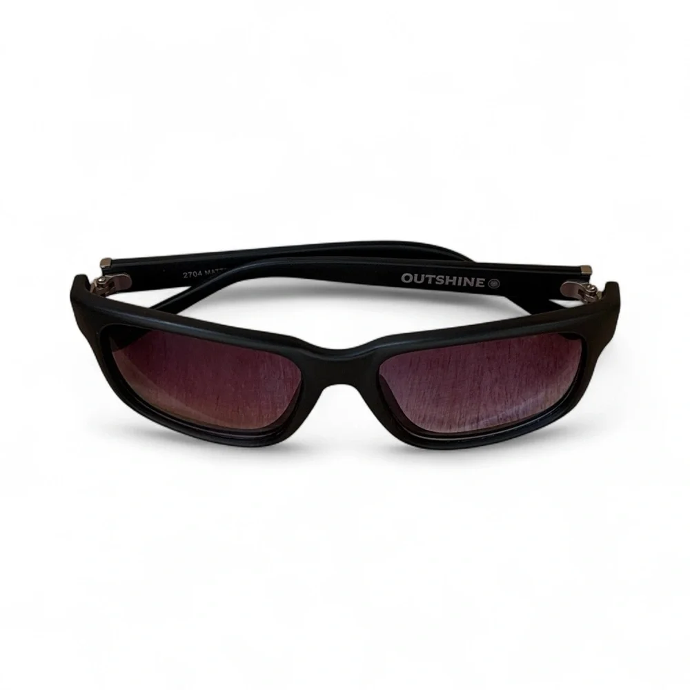 OUTSHINE 2704 Gradient Matte Black Sunglasses 56-18-140